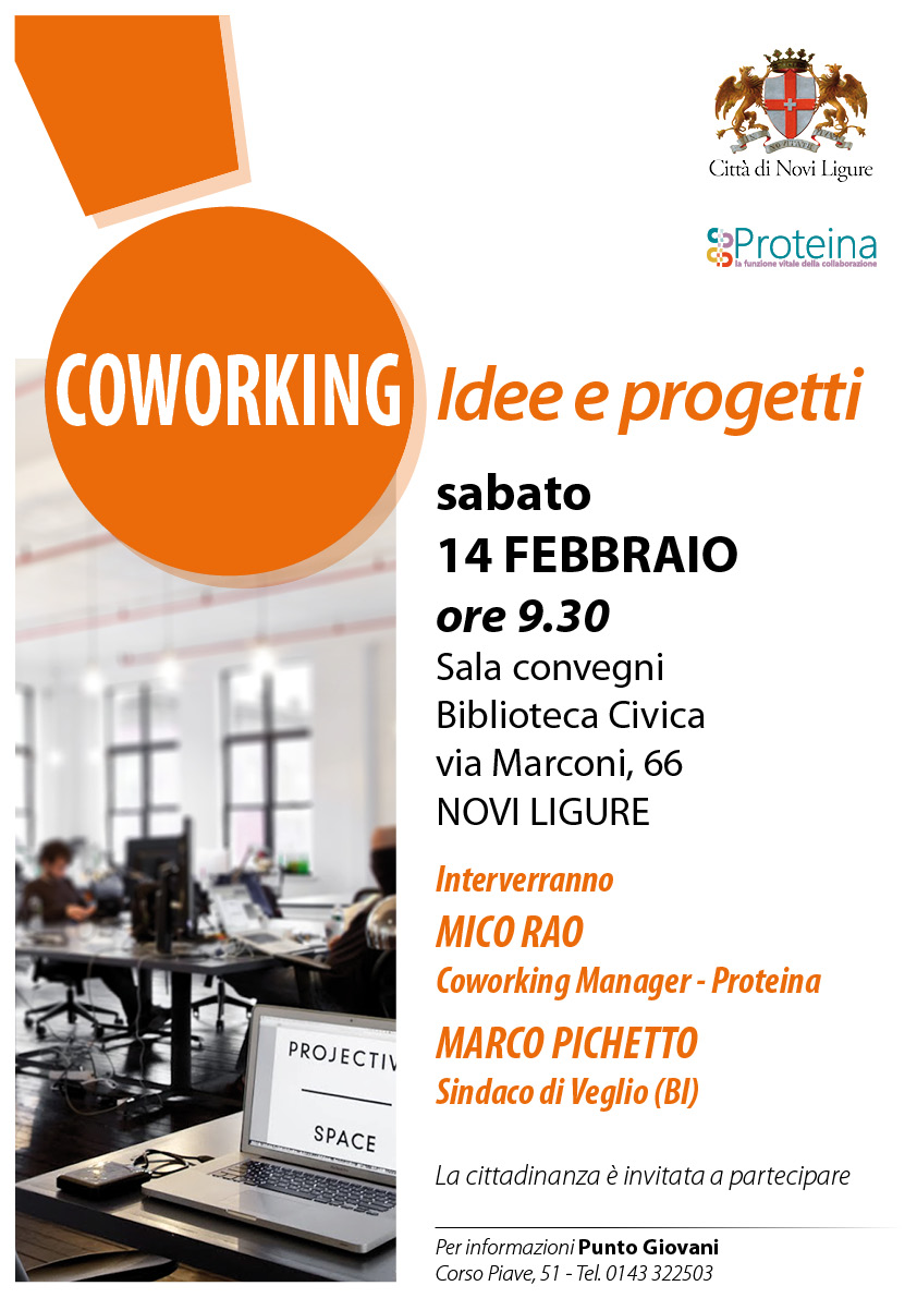 coworking novi ligure proteina